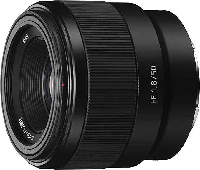 Sony Sony F1.8 fixed focus lens SEL50F18F E full frame 50mm-black