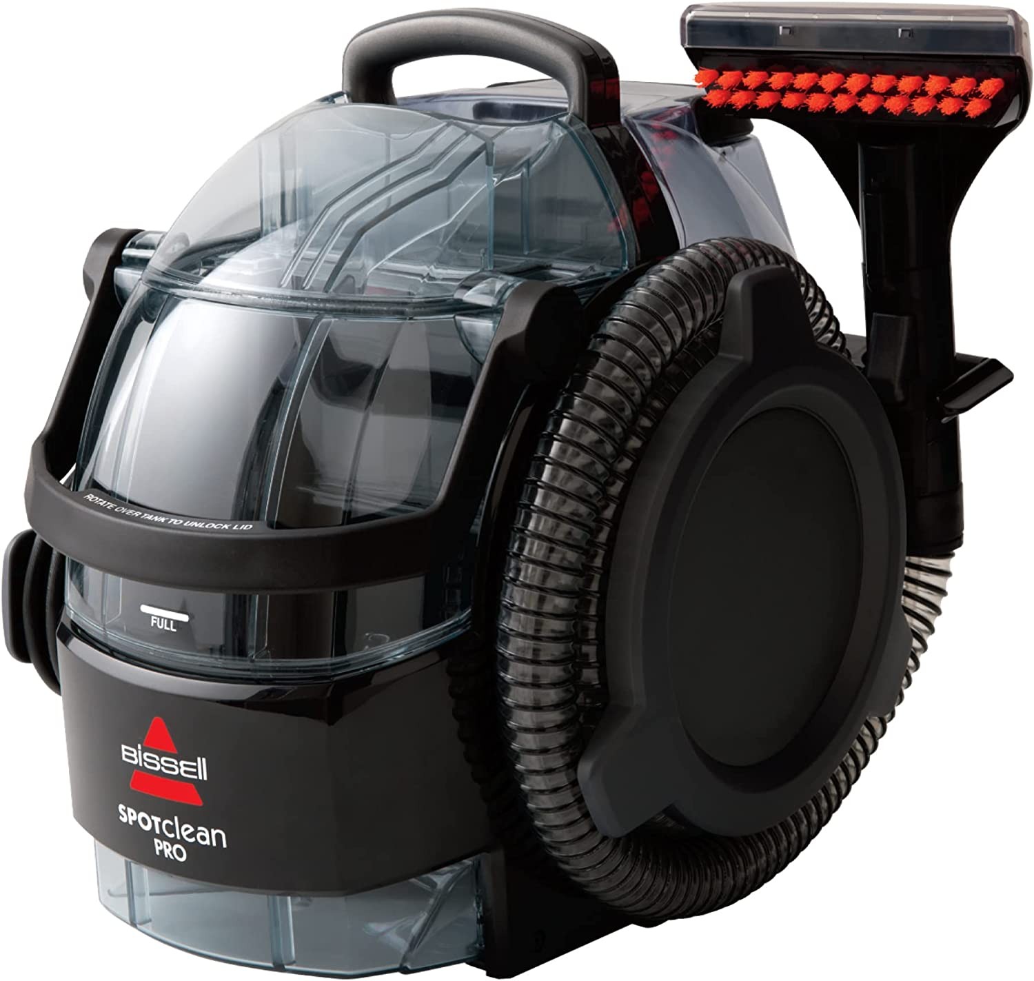 BISSELL SpotClean Pro | Our *** Powerful Portable Carpet Cleaner | Remove Spots, Spills & Stains | Clean Carpets, Stairs, Upholstery, Car Seats & More | 1558E